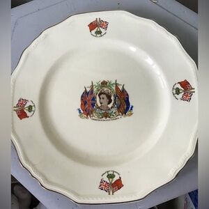 Alfred M E A K I N 1953 Q U E E N Elizabeth II coronation plate